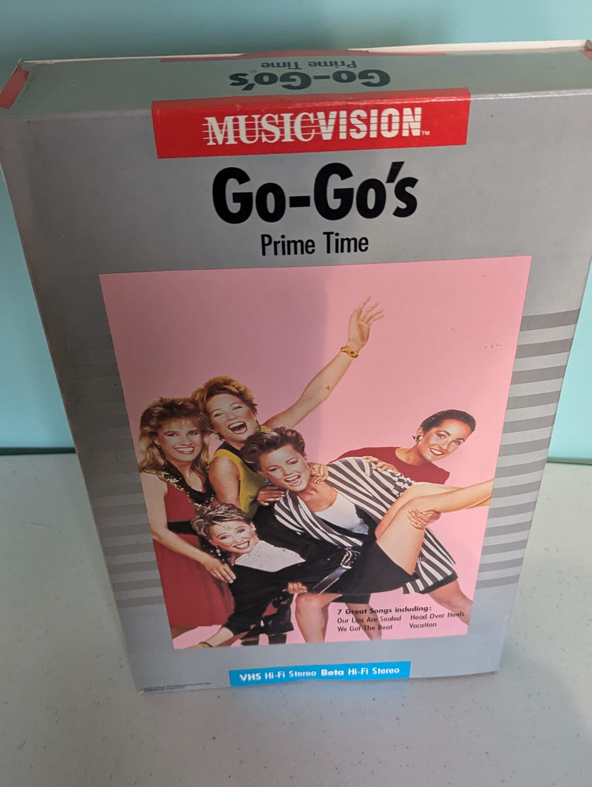 1985 Cardboard Display for the Go-Go’s Prime Time Vintage