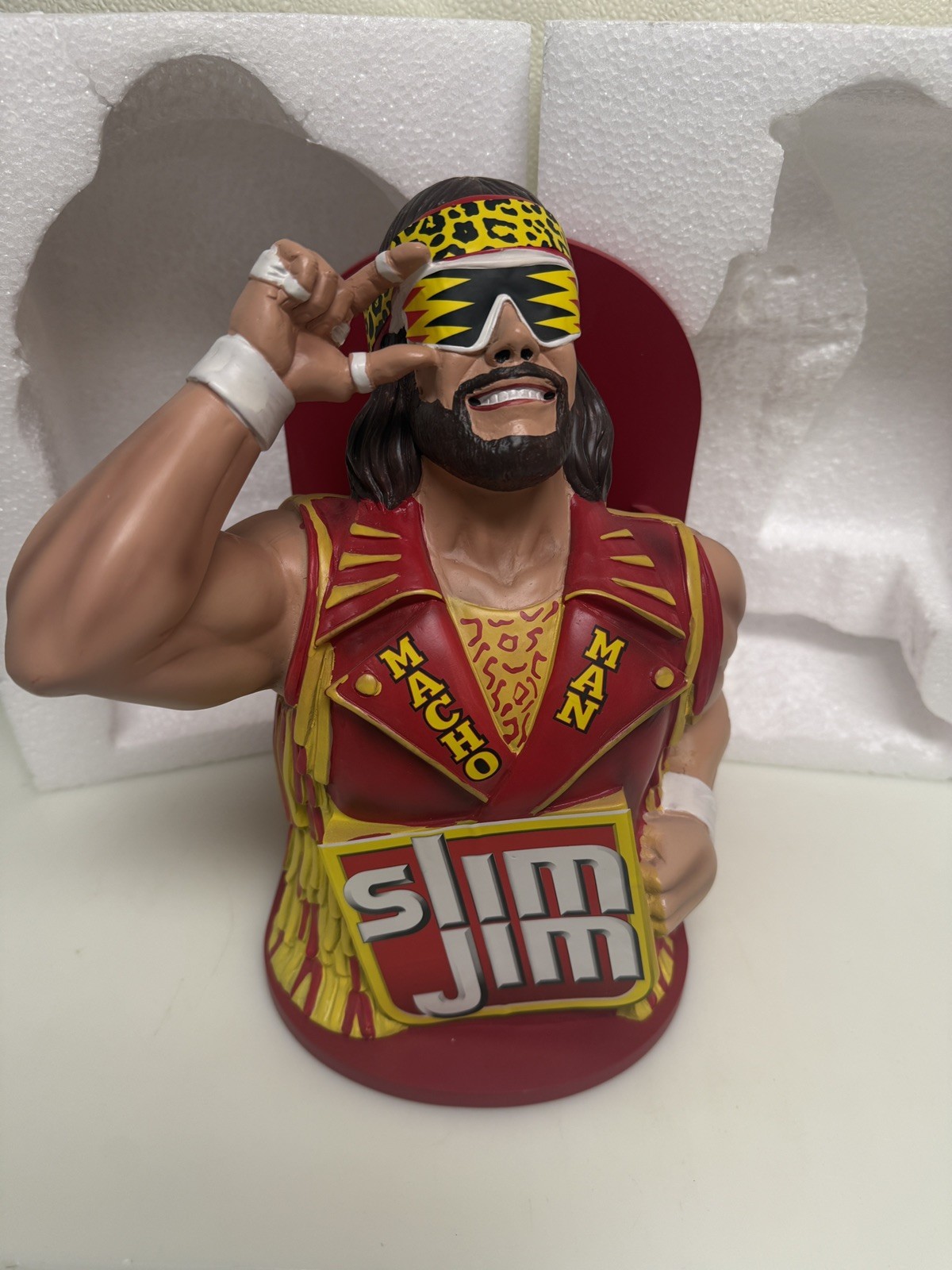 MACHO MAN RANDY SAVAGE Slim Jim Display 2025 Collector Series BRAND NEW/MINT