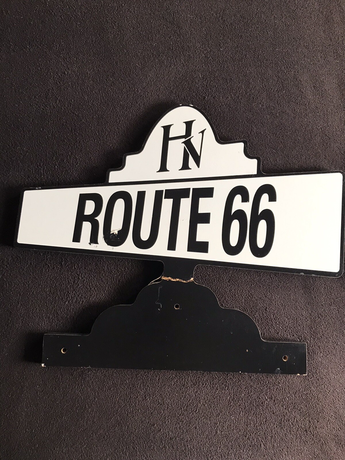 Hollywood Video Store Official Route 66 Store Display Sign-BROKEN EXTREMELY RARE