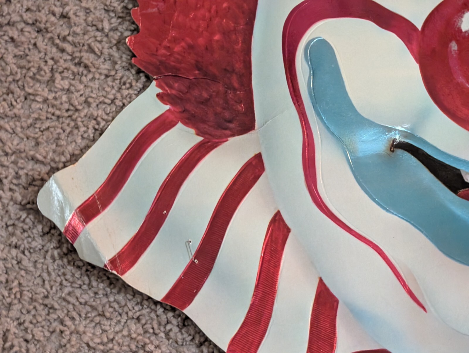 Vintage 1970s Kraft foods Wonderflex Circus Clown 45″x 21″ Advertisement