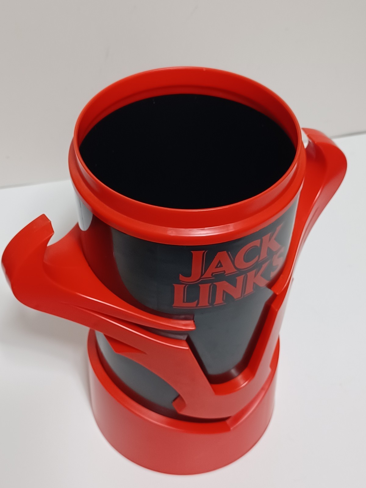 Jack Links Beef Jerky 11″ Store Display Bucket Canister Holder Man Cave▪︎MINT