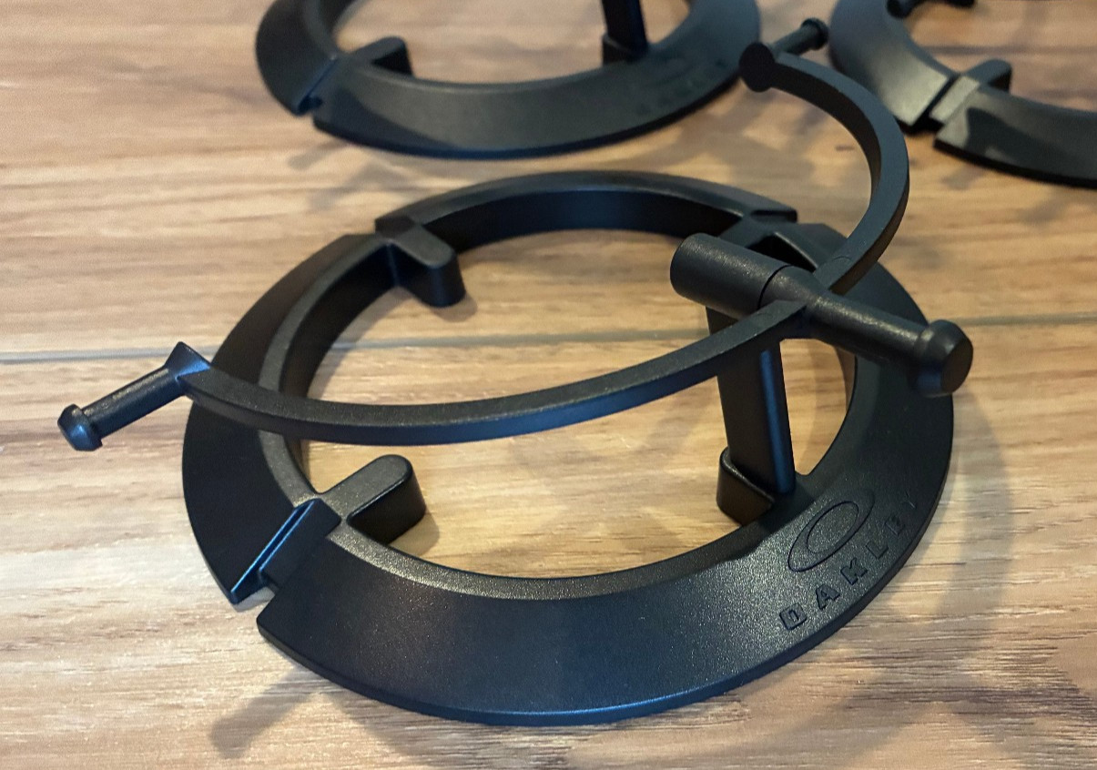 Set of Three Authentic Oakley Sunglass Holders – 3 / 2 / 1 tier each black