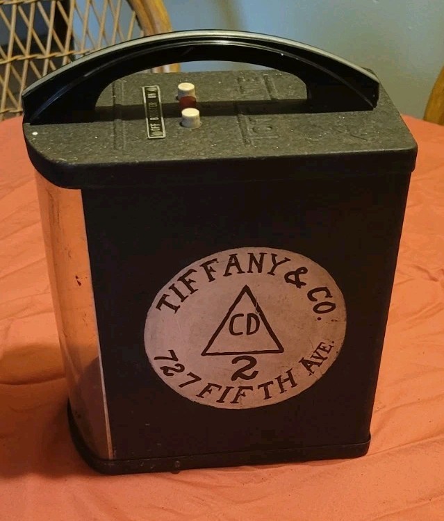 Tiffany & Co 2 Very Rsre Portable Lights Display Prop Lighting 1950’s