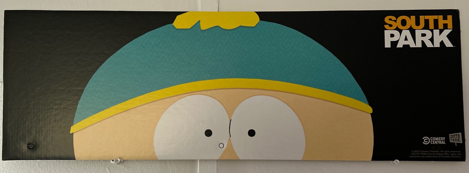 Spirit Halloween Cardboard End Cap Store Display Sign South Park Cartman 2025