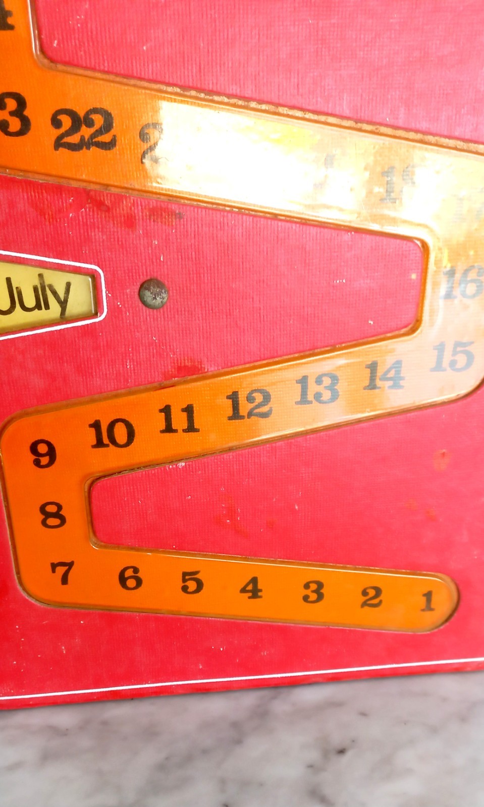 CALENDARIO PERPETUO South Africa perpetual CALENDAR by DATE BANK Original 1960s