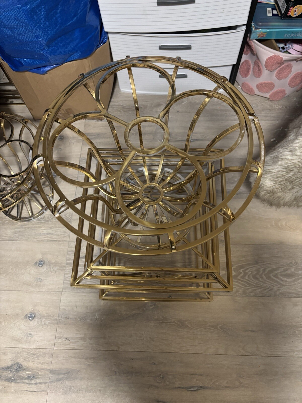 LOUIS VUITTON TABLES STORE DISPLAYS TWO TOGETHER 36L 20H 20W 40 POUNDS BEAUTIFUL