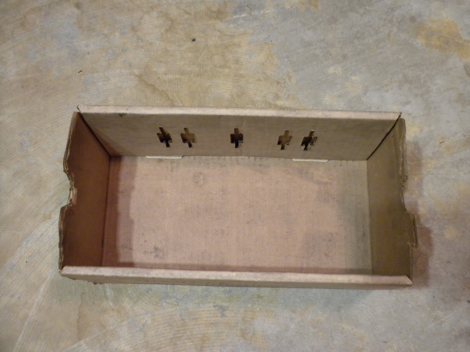 LOTS OF WEAR Vintage Niehoff Automotive Products Store Empty 11″x6″ Storage Box