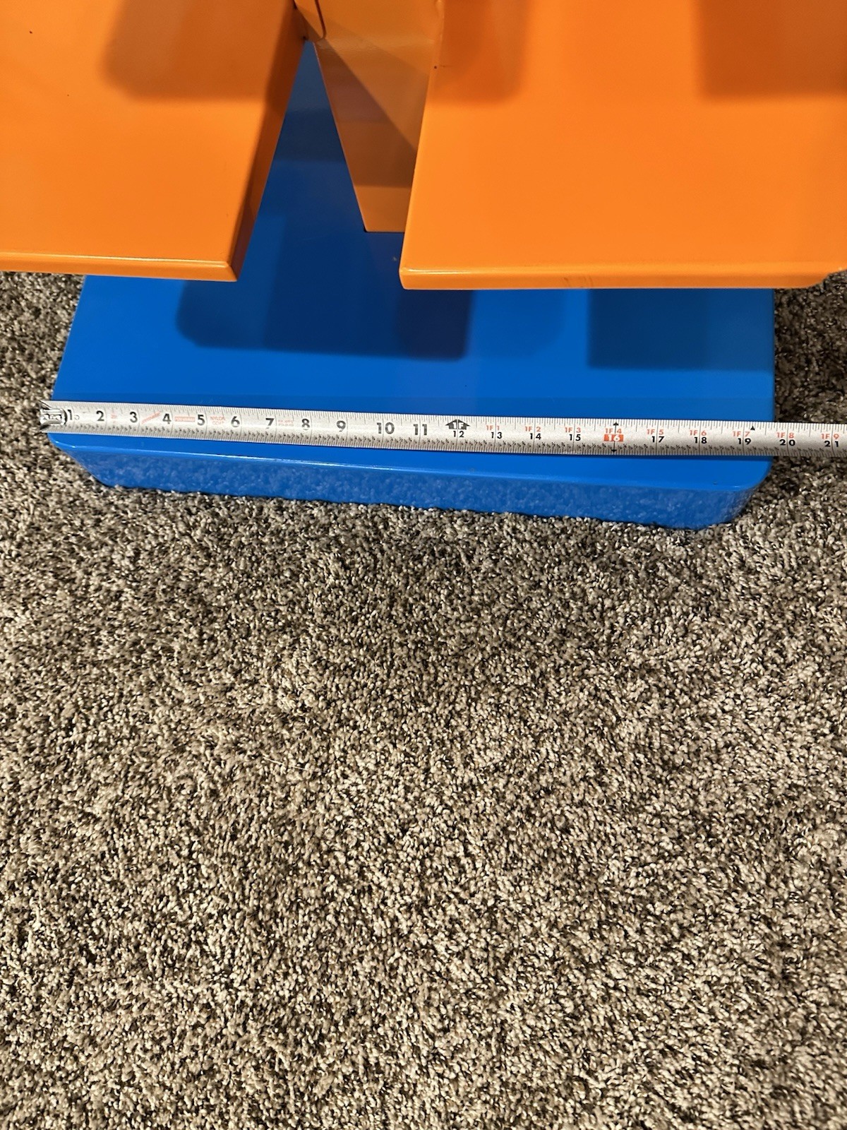 Hot Wheels Store Advertising Floor Display Stand/Shelf w/ Logo Sign Orange/Blue