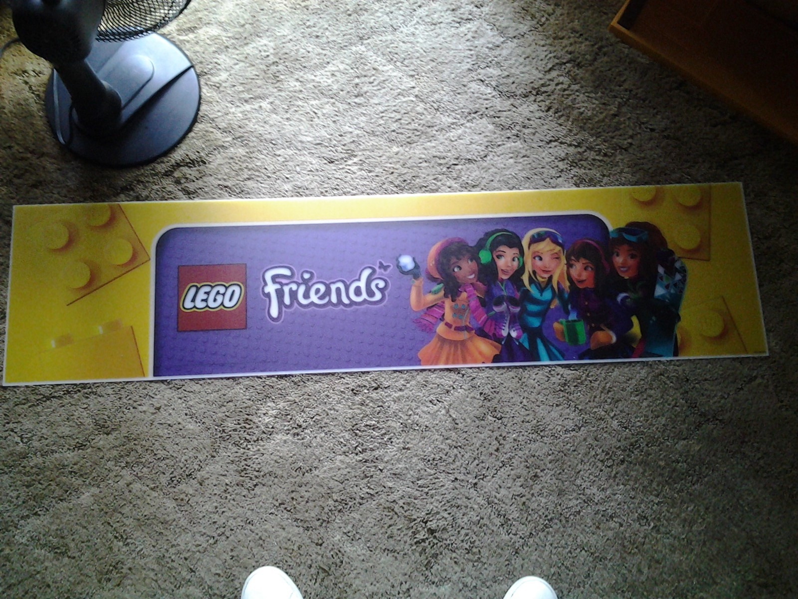 Lego Friends Toys R Us Acrylic Plastic Display Banner Sign
