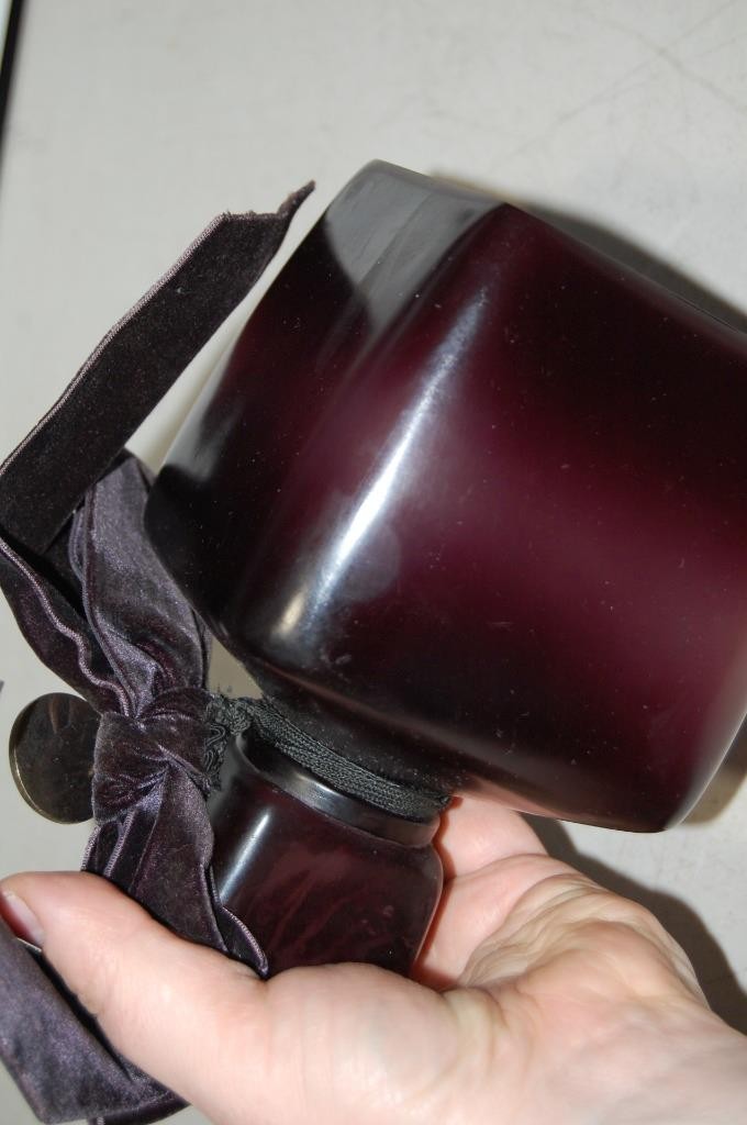 Rare Victoria’s Secret Velvet Amber Blackberry Perfume Bottle Store Prop Display