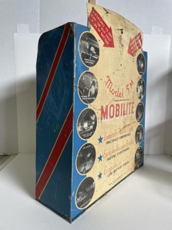 Vintage Model 5M Mobilite Store Counter and Cabinet Dayton, Ohio Advertising
