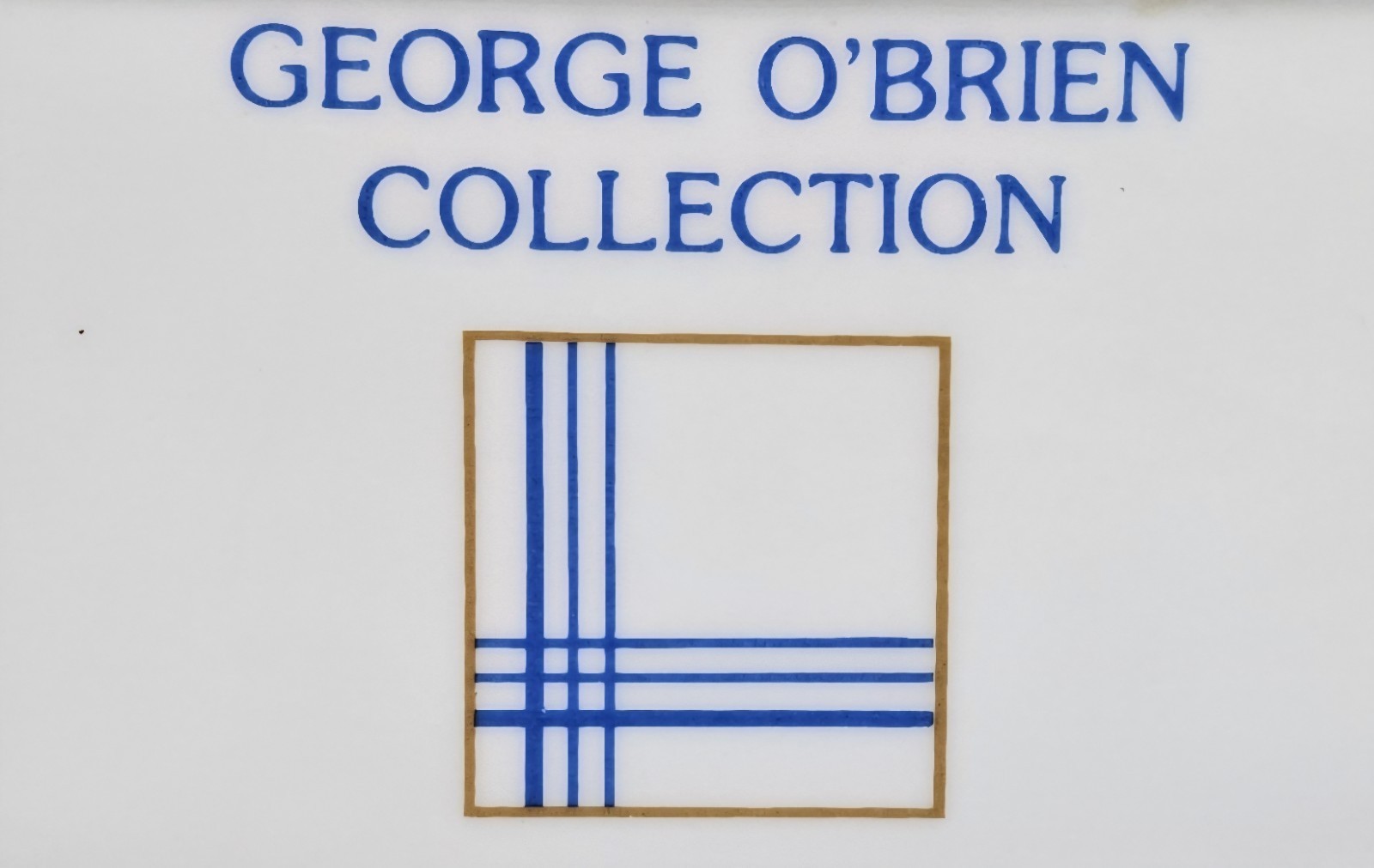 Rare Woodmere China GEORGE O’BRIEN COLLECTION Advertising Store Sign Display