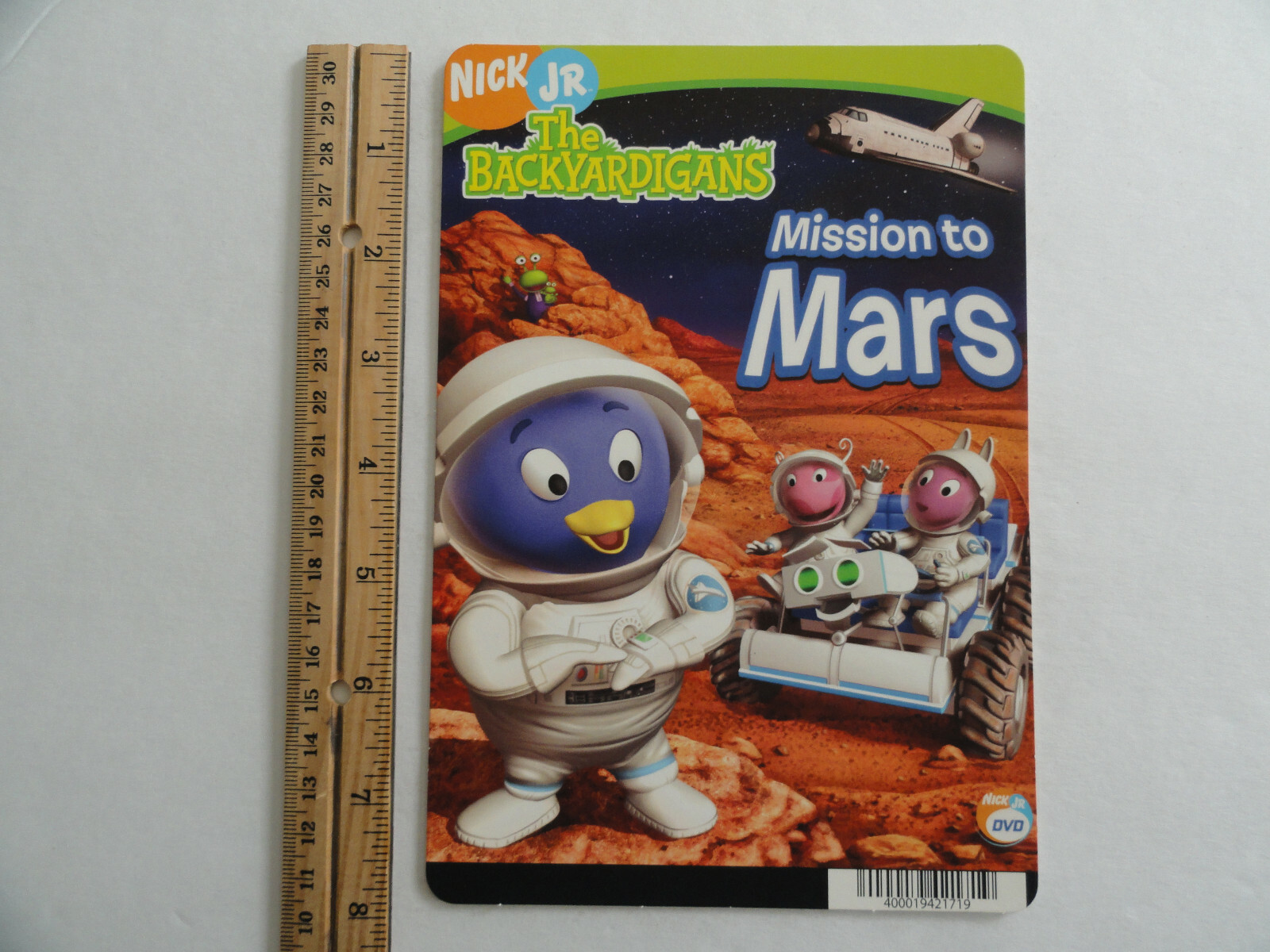 THE BACKYARDIGANS MISSION TO MARS – BLOCKBUSTER VIDEO BACKER CARD 5″X8″ NO MOVIE