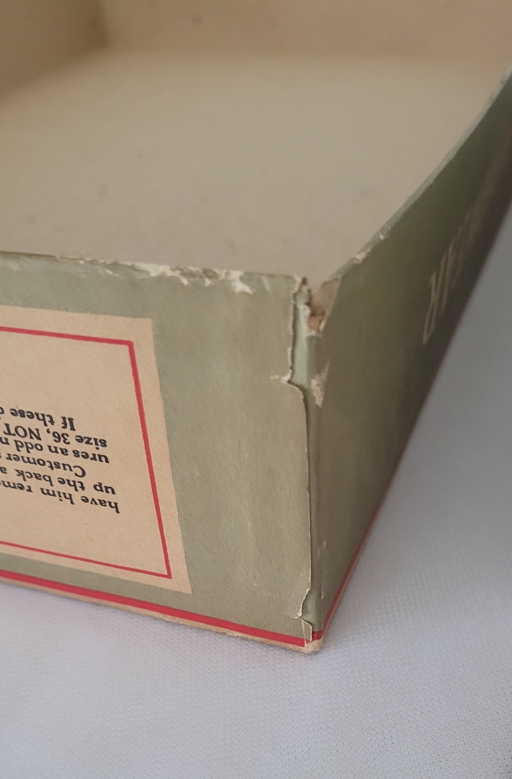 1920/30’s Hanes Elastic Knit Underwear Display Box from General Dry Goods Store