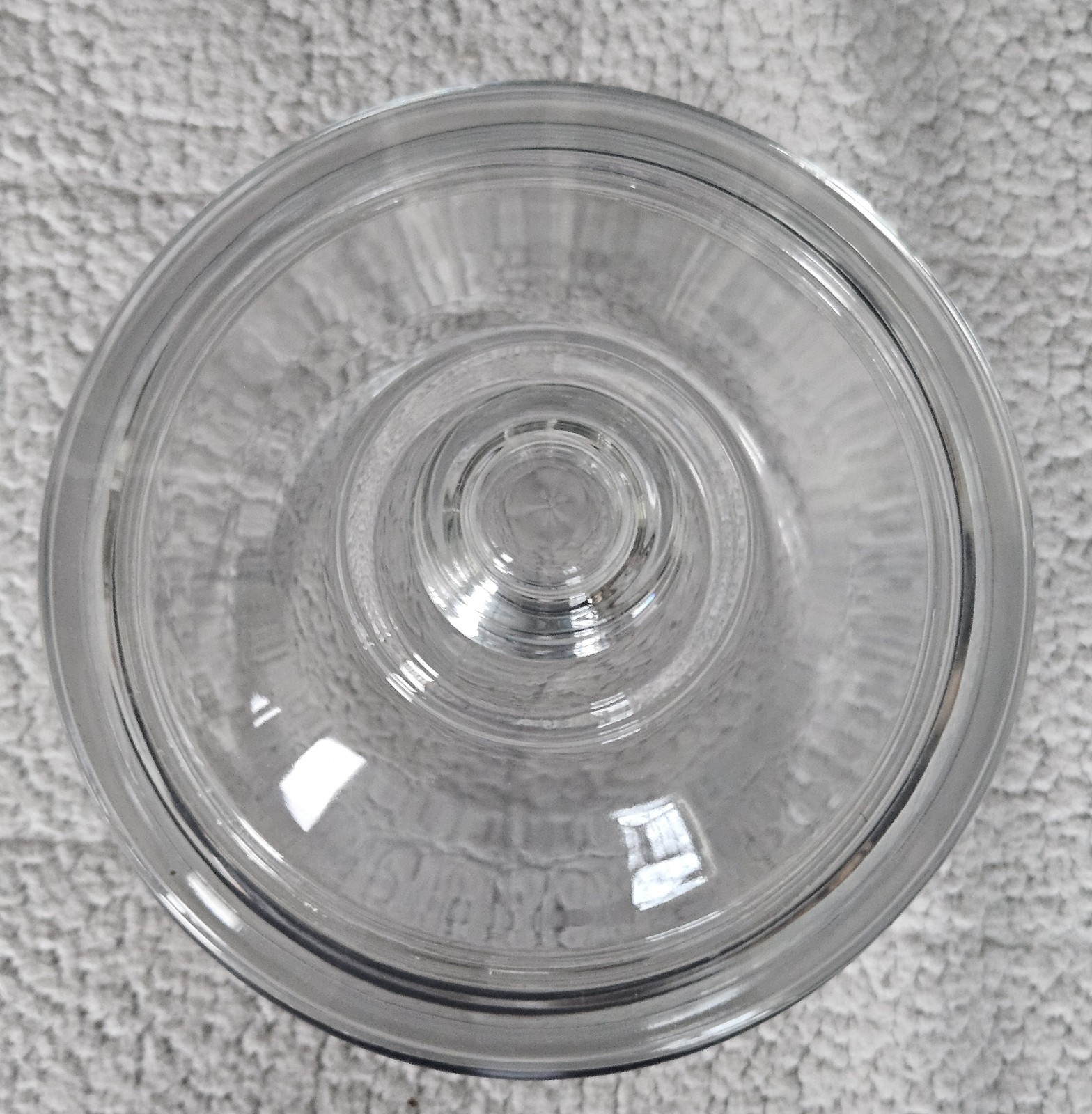 Vtg D&P Dryden & Palmer Glass Rock Candy Jar + Lid 14″ x 9″ | Gen. Store Display
