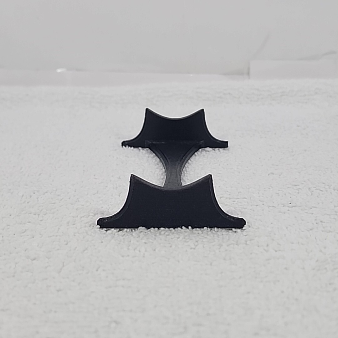 Small Black Universal Lightsaber Hilt Handle or Wand Display Stand 3D Printed