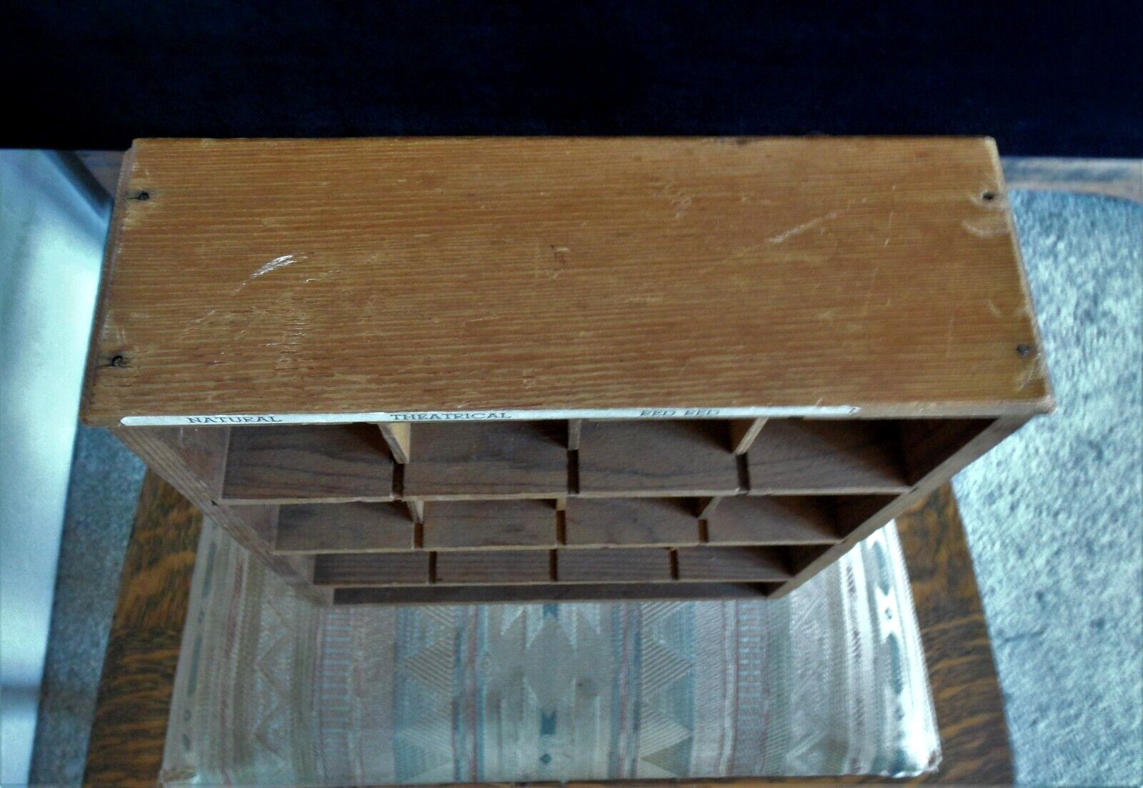 orig./Rare!!! Pre-1950 TANGEE LIPSTICK **Wooden Store Display with Mirror**
