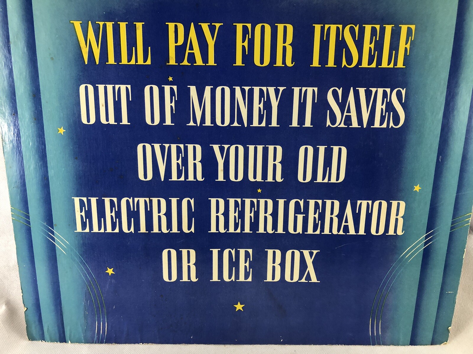 Crosley Shelvador, Refrigerator Store Display, Circa 1930’s