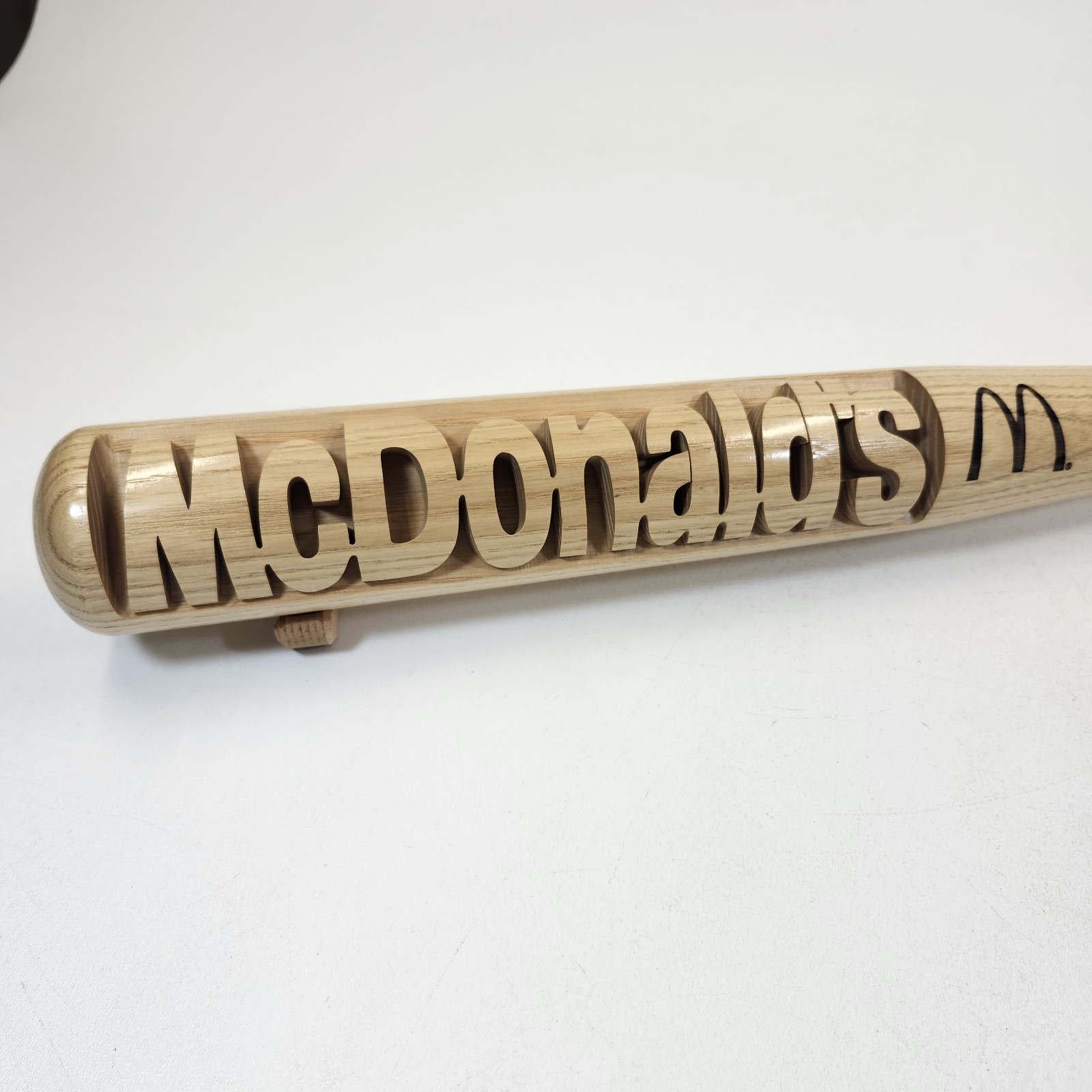 McDonalds Baseball Bat Engraved Logo Heavy Hitter Promotional Gift Store Display