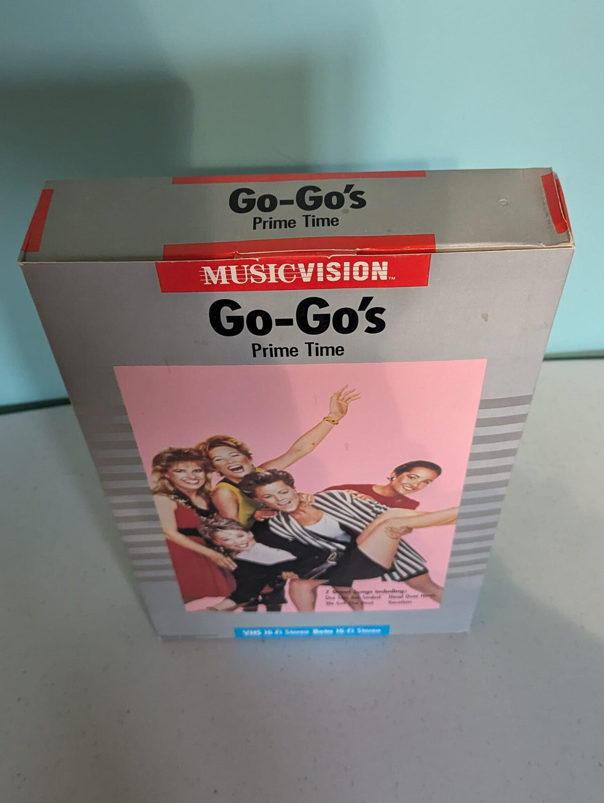 1985 Cardboard Display for the Go-Go’s Prime Time Vintage