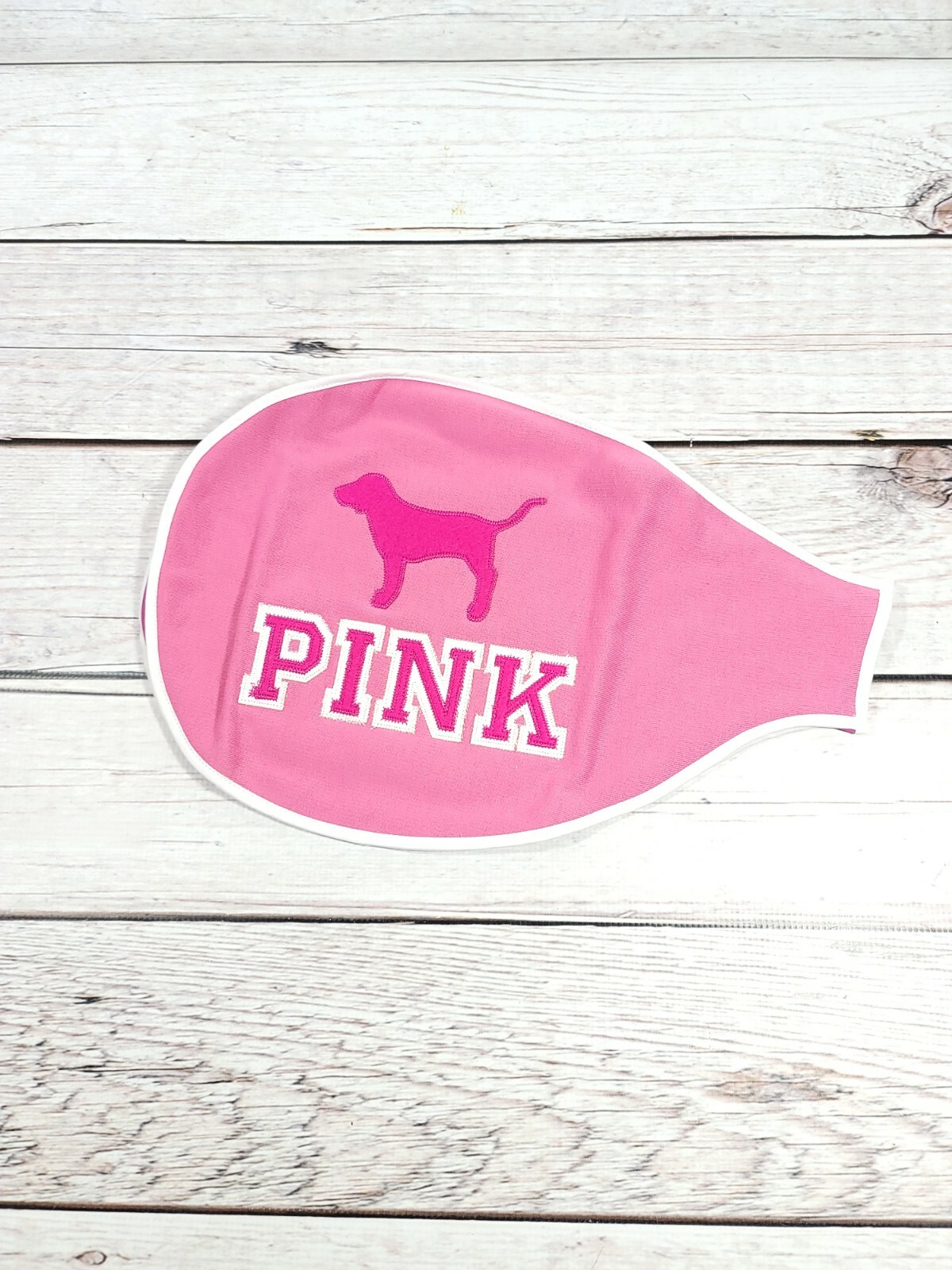Vtg Victorias Secret VS PINK Tennis Racquet Store Display Rare Cover Dog V2