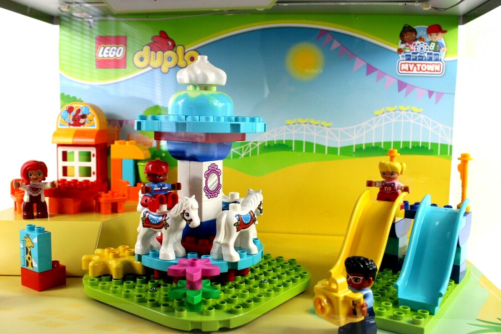 Toys R Us Exclusive LEGO Duplo My Town Retail Display Sign 10841 Figures Set