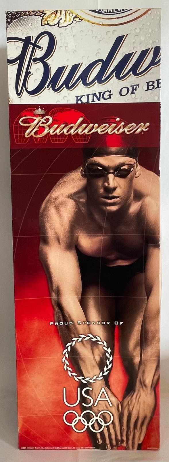 1996 Summer *OLYMPICS/BUDWIESER* Hanging Display Ad. in 7-11 Stores