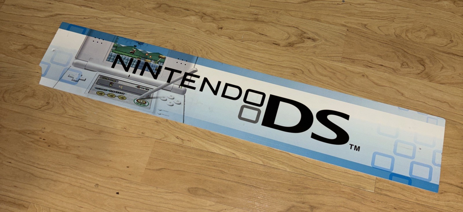 Family Video Rental Store Display Sign Nintendo Wii Small Break READ