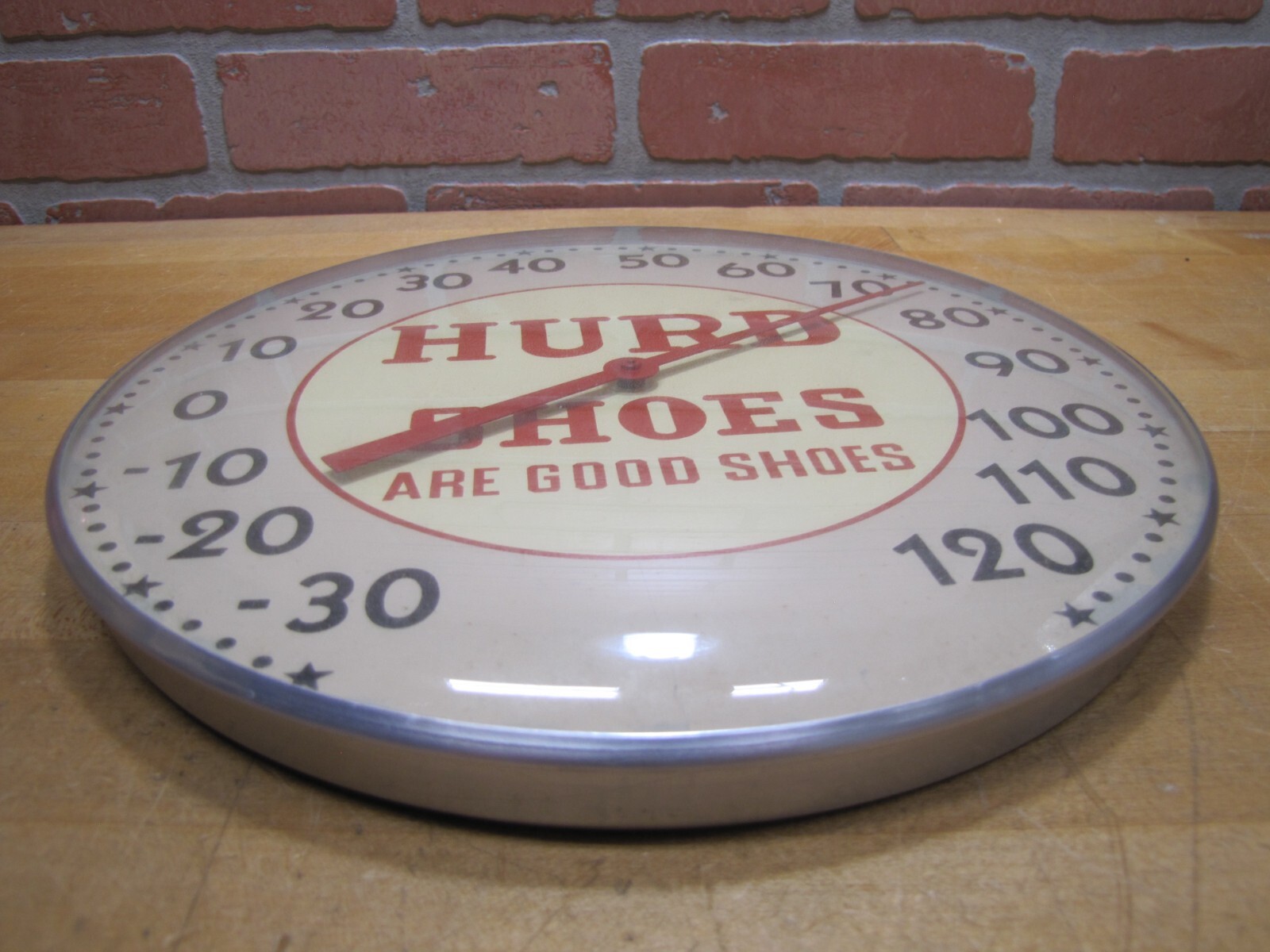 HURD SHOES ARE GOOD SHOES Orig Old Store Display Advertising Thermometer Sign Ad