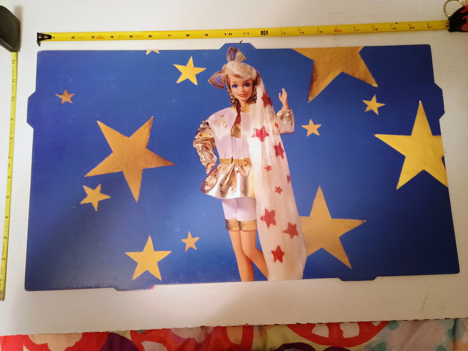 Barbie Toys R Us Store Display Poster 21×12 Glitter Barbie