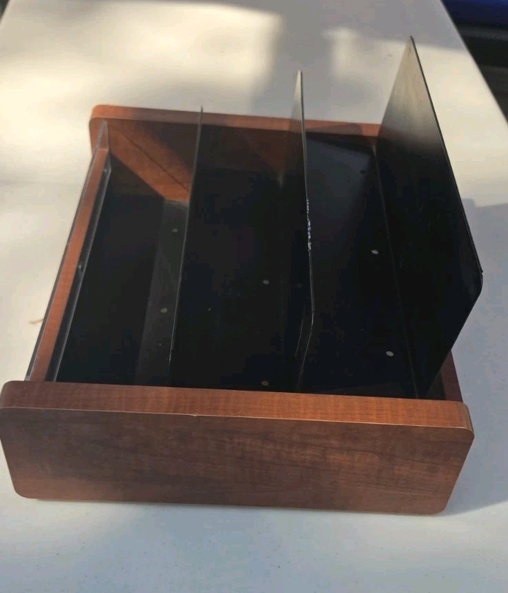 Vintage Nike Golf Store Counter Display Shelf Multi Tier Golf Ball Wood Metal