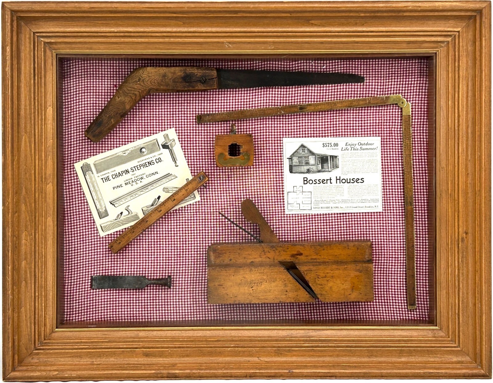 Antique Shadow Box w/ Tool Salesman Samples – CHAPIN STEPHENS COMPANY