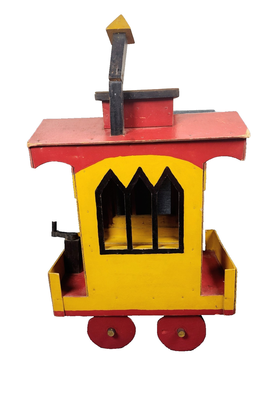 Vintage 1940s Toonerville Trolley Store Display Wooden Toy Prop *Rare*