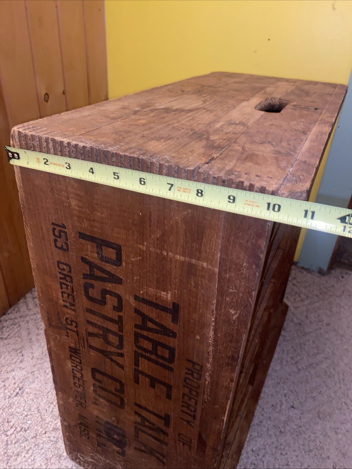 VTG Table Talk Pastry Co. Wooden/ Bakery Cooling Rack Cabinet/ Worcester MA
