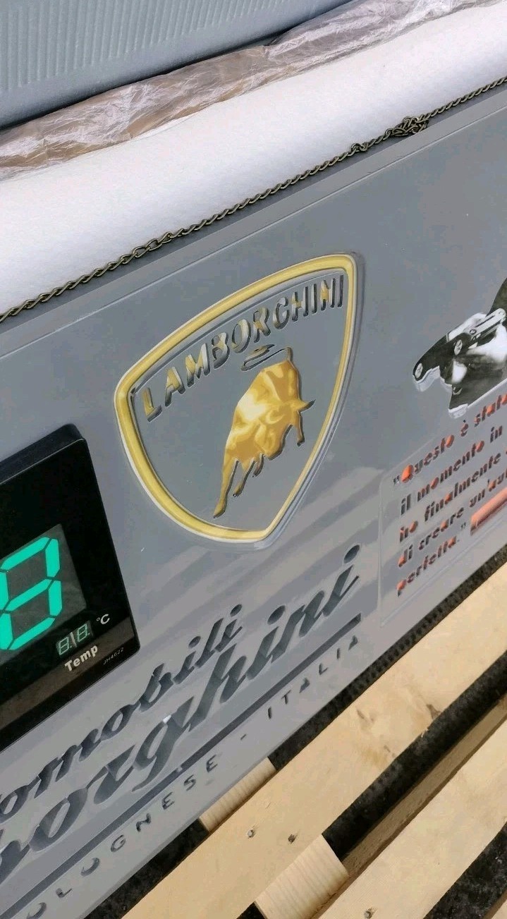 🔥Luminous Handcrafted Sign Lamborghini Automobiles – Unique Piece in the World🔥