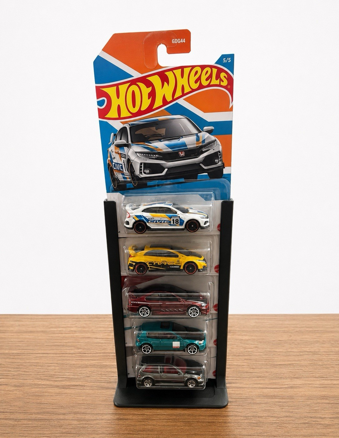 Hot Wheels Display Stand. Fits up to 5 1:64 hot wheels cars. STAND ONLY