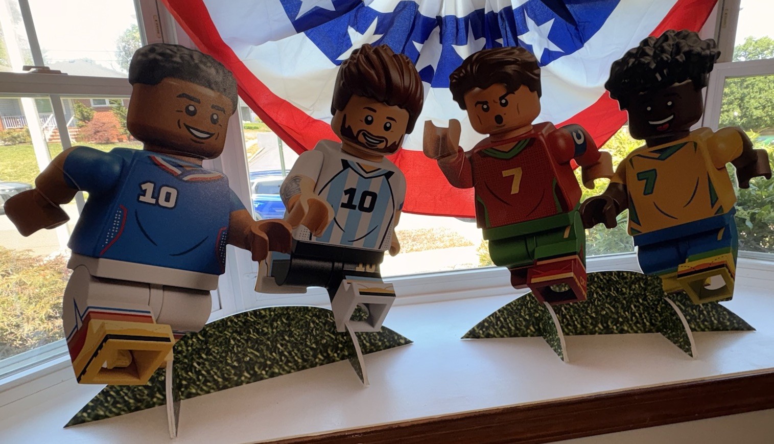 FIFA World Cup Lego Store Promo Display Mini Fig Cut Outs