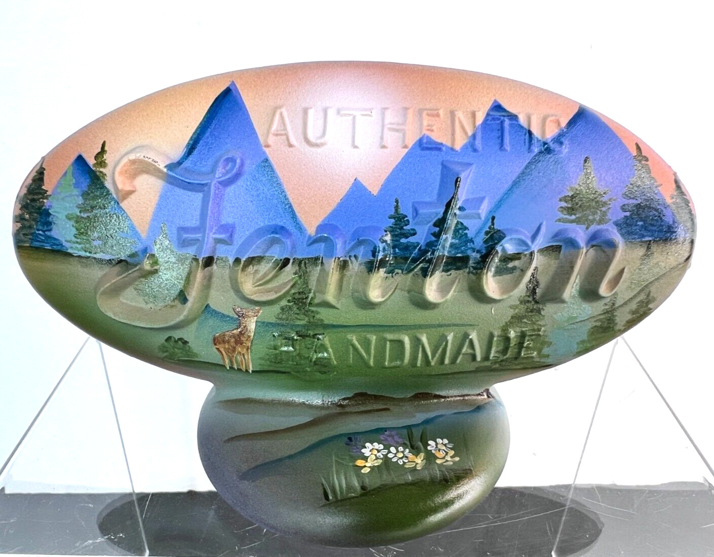 Fenton Gift Shop Logo Majestic Mountain LE to 49 HP by K. Barley – 2024