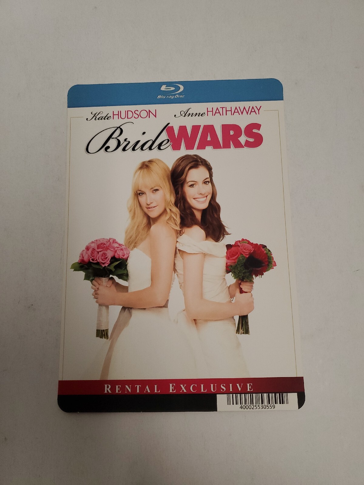Bride Wars BLOCKBUSTER SHELF DISPLAY Blu-ray BACKER CARD ONLY 5.5″X8″