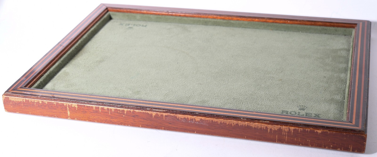 Genuine Rolex Display Handling Tray with Green Leather (4 Available)