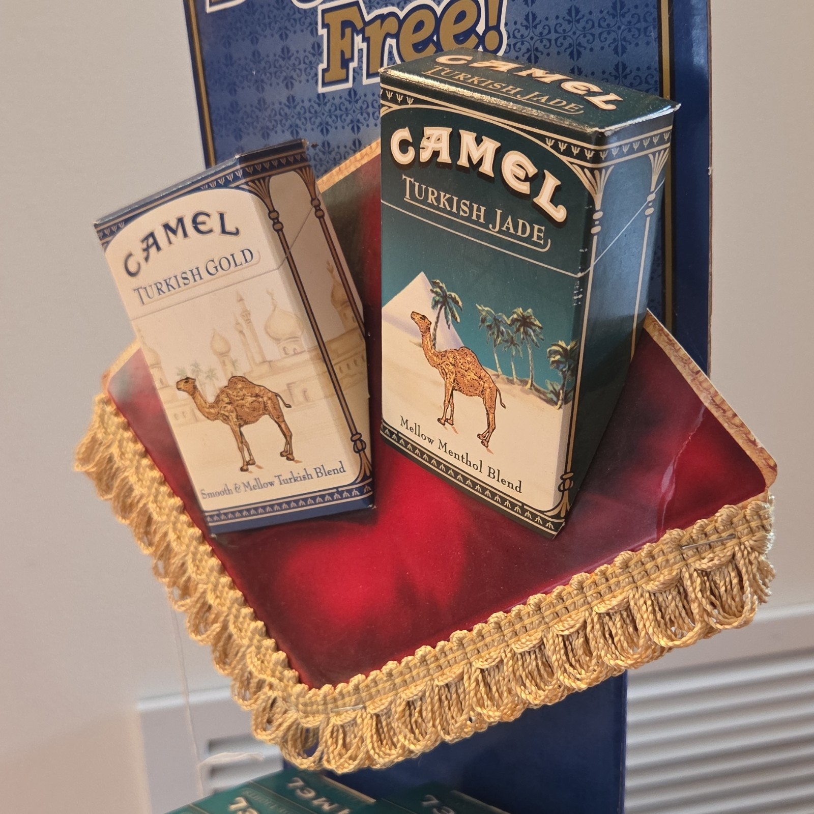 Camel Turkish Blends Buy 1 Get 1 Free Countertop Store Display Stand