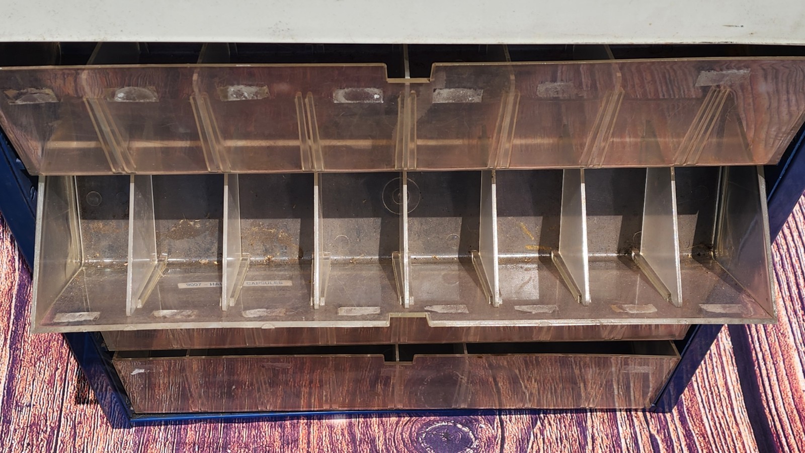 Vintage Wagner Lighting Display Wall Cabinet