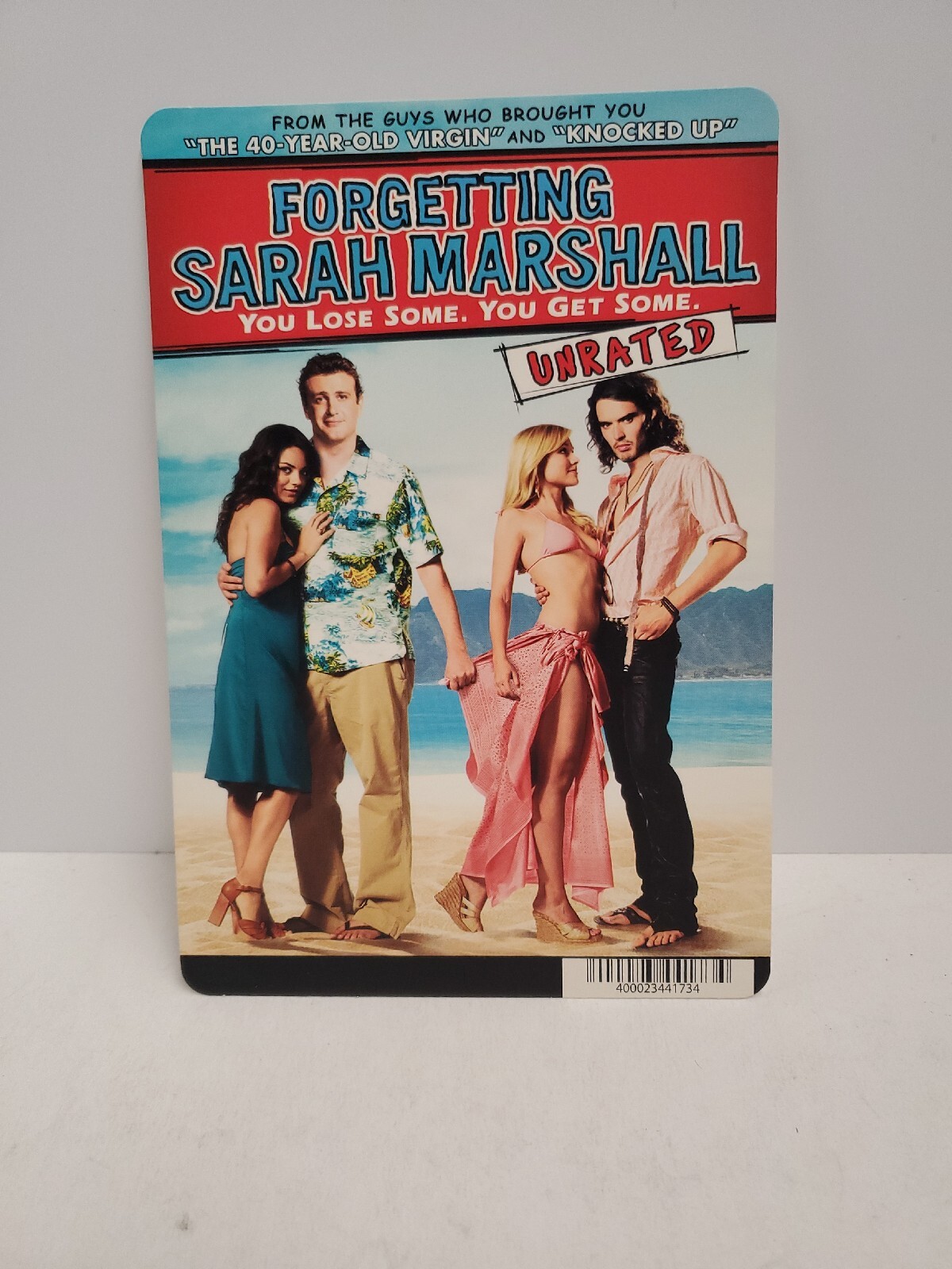 Forgetting Sarah Marshall BLOCKBUSTER DVD BACKER CARD ONLY 5.5″X8″