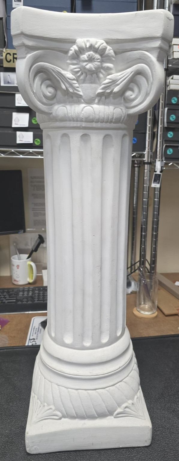 19 asst. sizes – White Column Pillar Sculpture Pedestal Stand