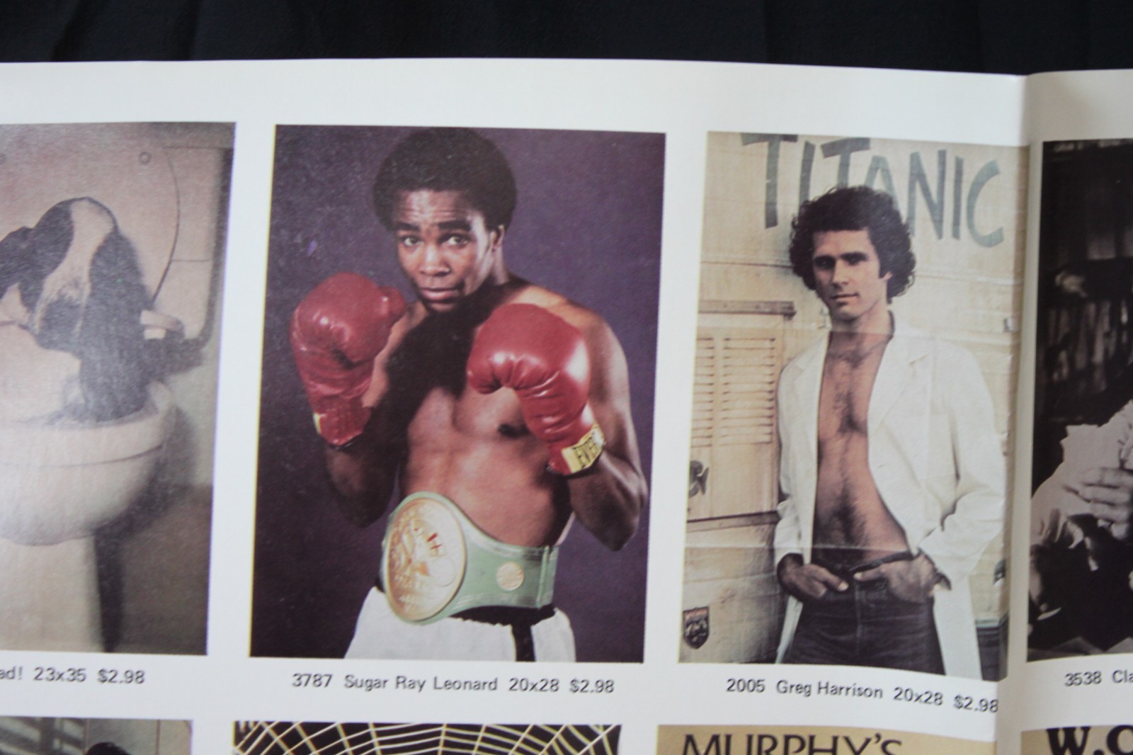 Vtg Amusement Store Display Poster Advertisement Salesman Famous Stars 60s 70s