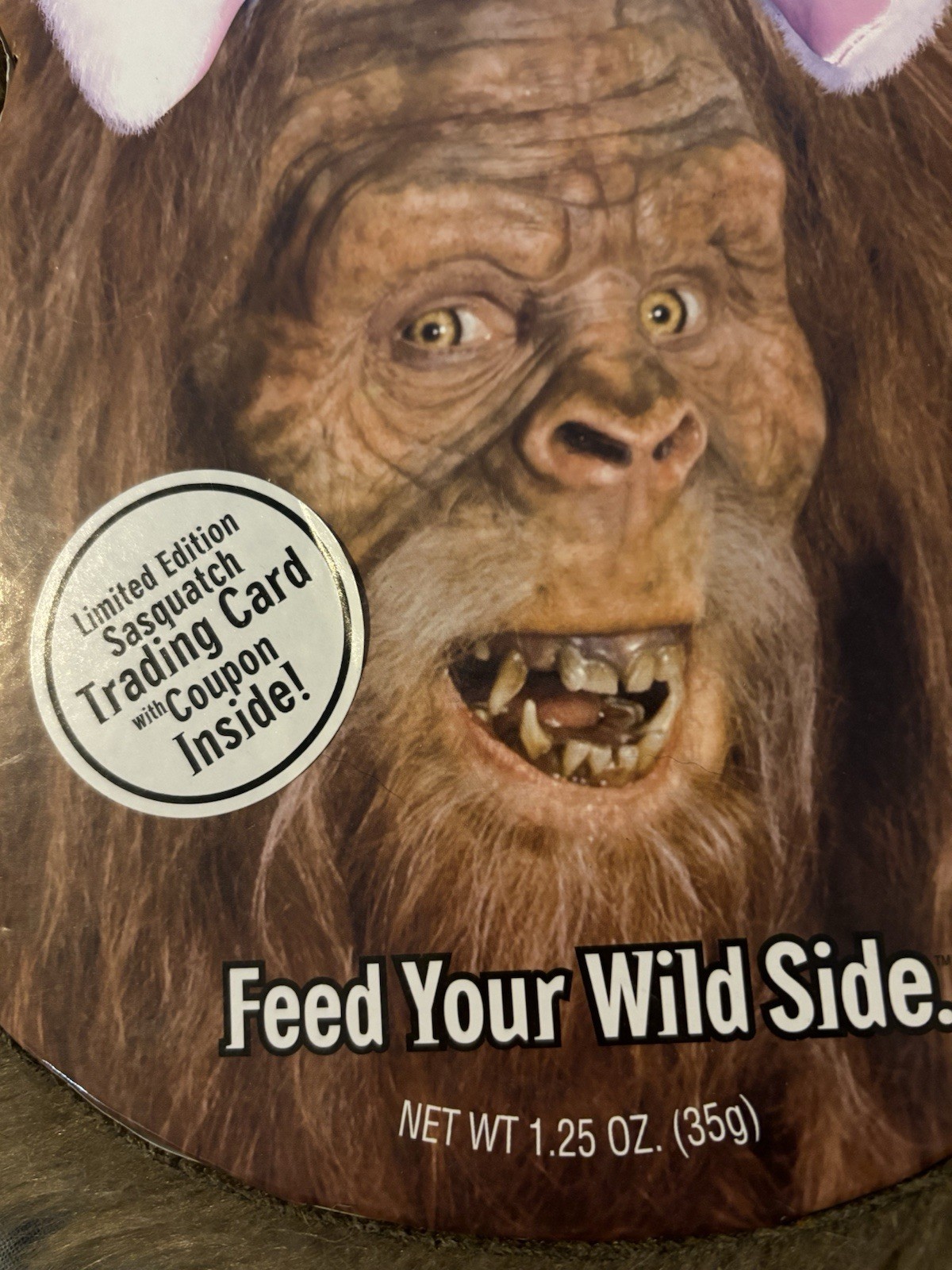 JACK LINK’S BEEF JERKY Bigfoot SASQUATCH TRADING CARD Easter Mens Gift Yeti Fur