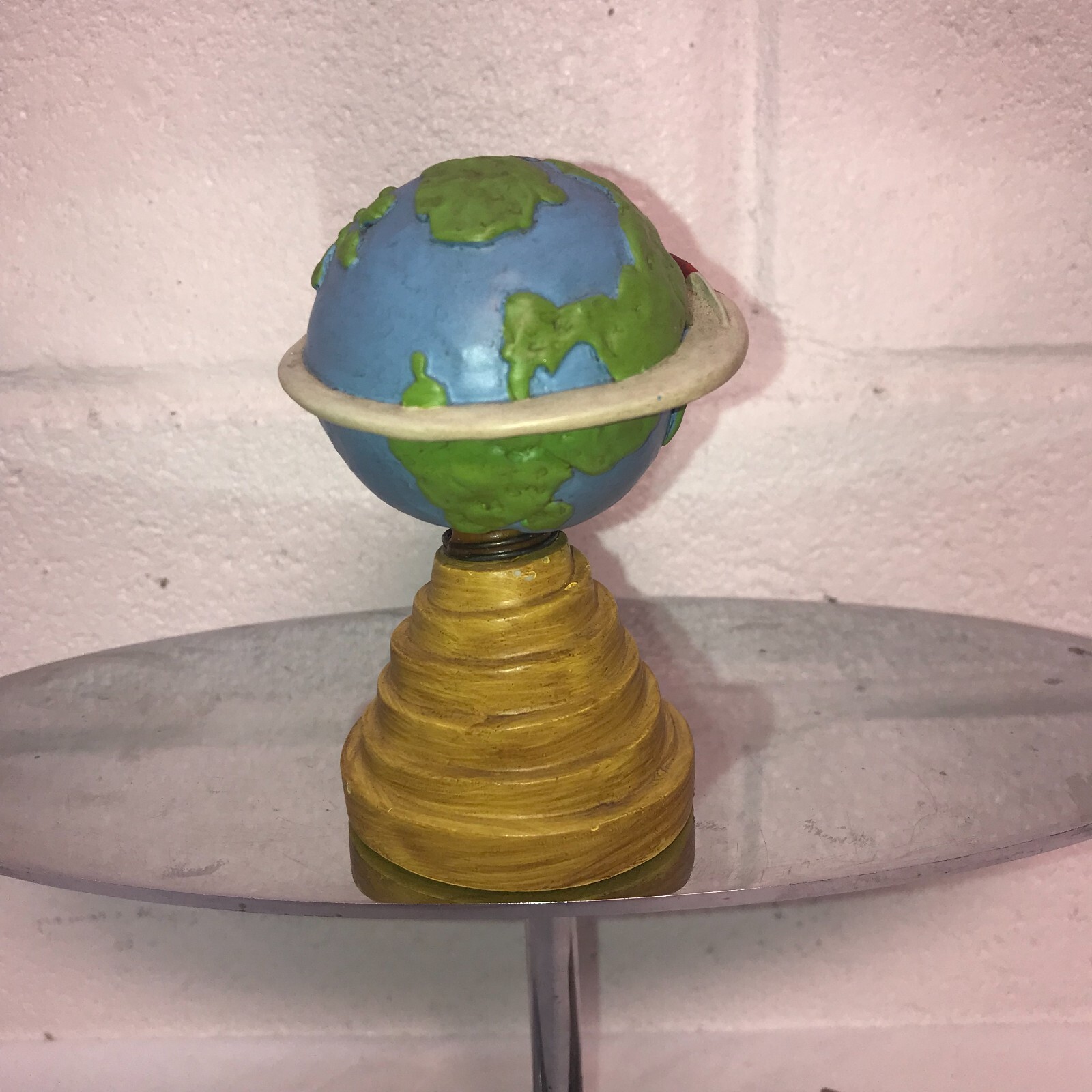 FOSSIL Around the World Statue Advertising Watches Store Display Bobble Plane