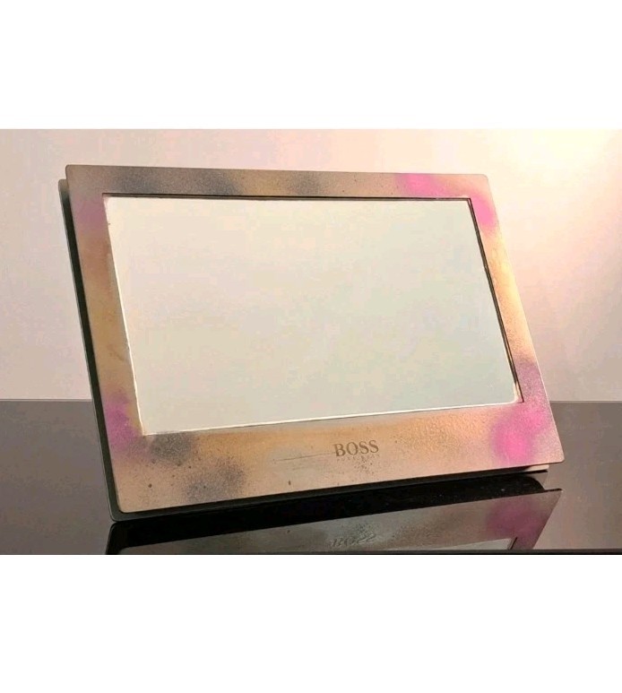 SHOP ADVERTISING DISPLAY MIRROR-HUGO BOSS-FASHION DESIGN-VINTAGE