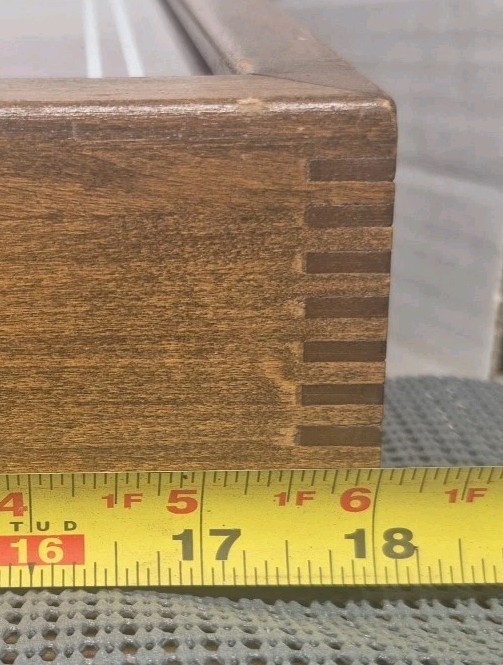 Vintage Gerber Knives Glass Faced Wooden Counter Knife Display – See Pics 4 Dims