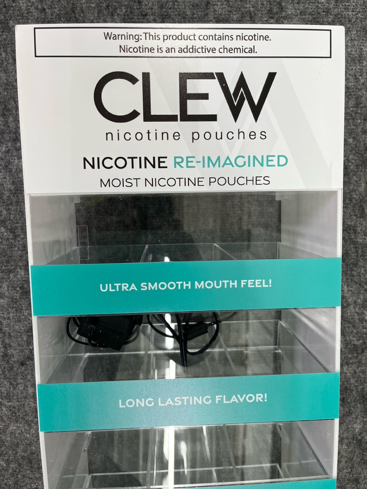 Clew Pouches LED Advertising Store Display 23″ X 10″